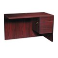 Hon Desk Return, 24 in D X 48" W X 29-1/2 in H, Mahogany H10515R.NN